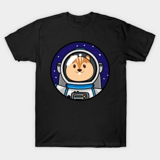 Guinea Pig Astronaut Space Themed Birthday T-Shirt